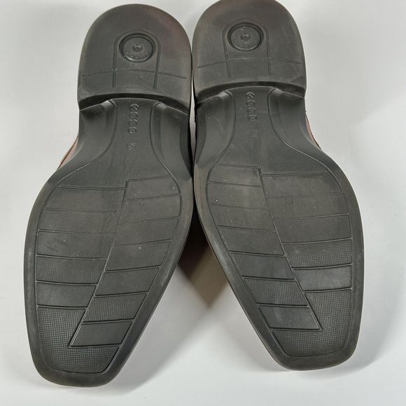 Ecco Johannesburg Venetian Loafer Men’s Size 8 Brown Leather Shoes Slip On
